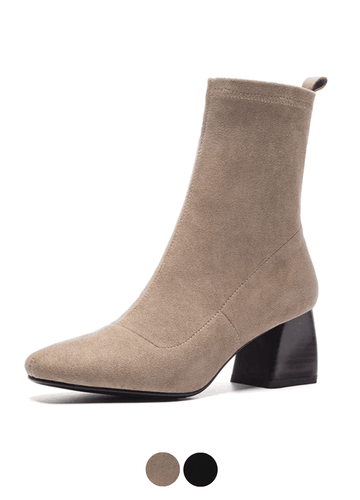 Makersluxe Shoes Raibel Women's Velvet Stretch Boots