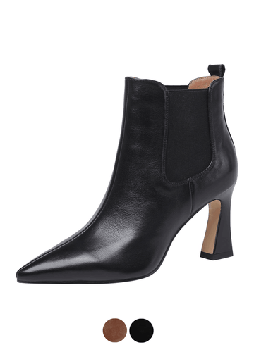 Makersluxe Shoes Alondra Women's Leather Ankle Boots