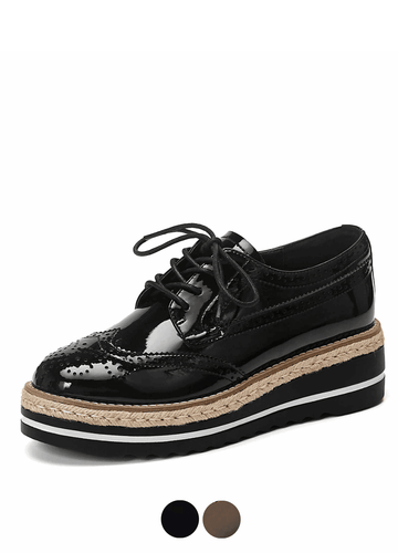 Makersluxe Shoes Merlina Women's Platform Oxford Shoes
