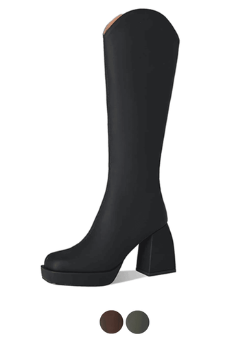 Makersluxe Shoes Alison Women's Knee High Western Boots
