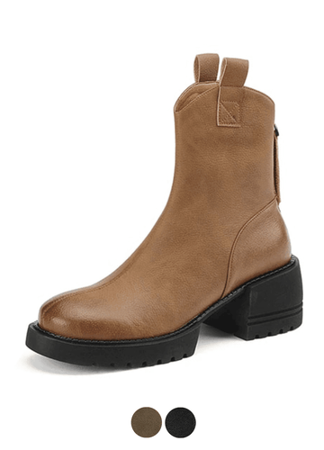 Makersluxe Shoes Sayuri Women's Western Short Winter Boots