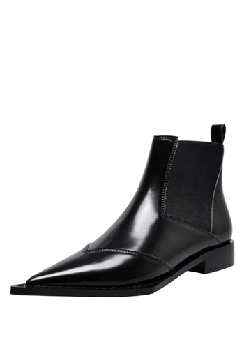 Makersluxe Shoes Oriana Women's Pointed Toe Black Boots