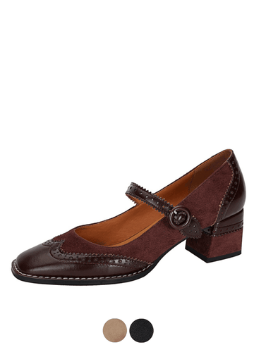 Makersluxe Shoes Jenny Women Leather Pumps