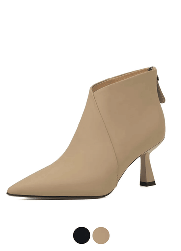Makersluxe Shoes Atilia Women's Leather Booties