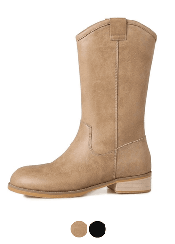 Makersluxe Shoes Alisa Women's Mid Calf Boots
