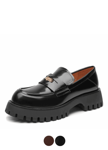 Makersluxe Shoes Estefany Women's Platform Slip-On Loafer