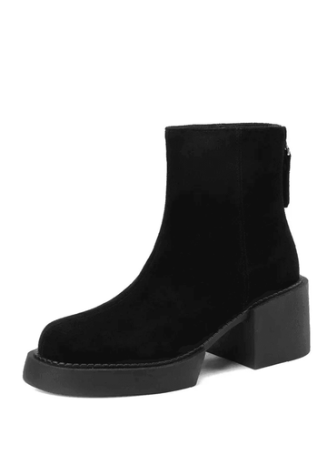 Makersluxe Shoes Betty Women's Square Heel Boots