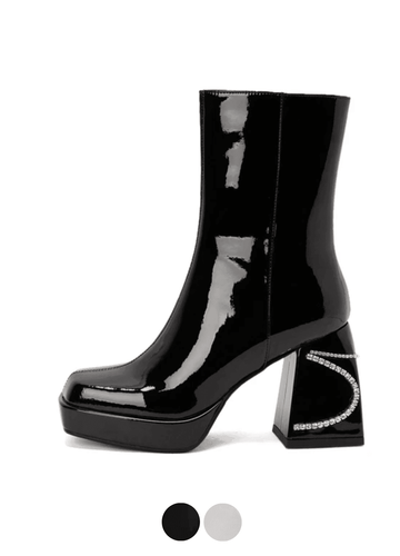 Makersluxe Shoes Any Women's Patent Leather Boots