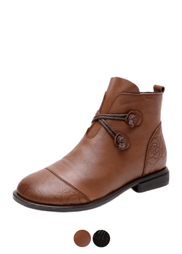Makersluxe Shoes Deva Women's Leather Booties