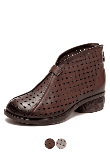 Makersluxe Shoes Libia Women's Back Zipper Boots