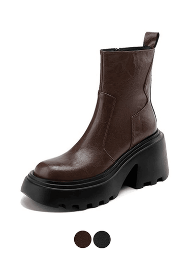 Makersluxe Shoes Noe Women's Ankle Leather Boots