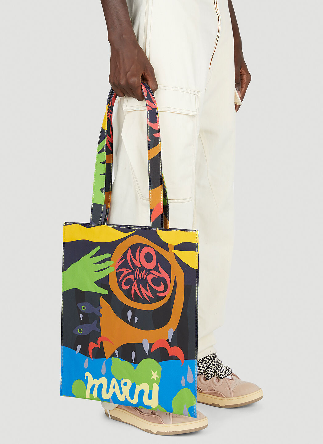 Marni X No Vacancy Men High Summer Tote Bag