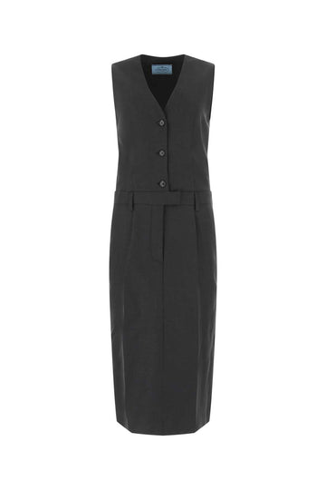 PRADA Elegant Wool Dress for Women | 22W Season