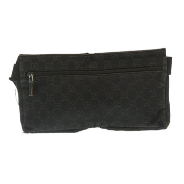 GUCCI GG Canvas Waist Bag Dark Brown 28566 35115