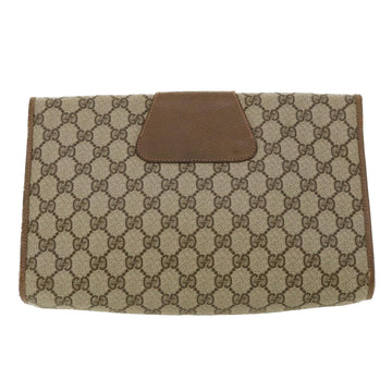 GUCCI GG Canvas Web Sherry Line Clutch Bag Beige Red Green 8901031 ny173