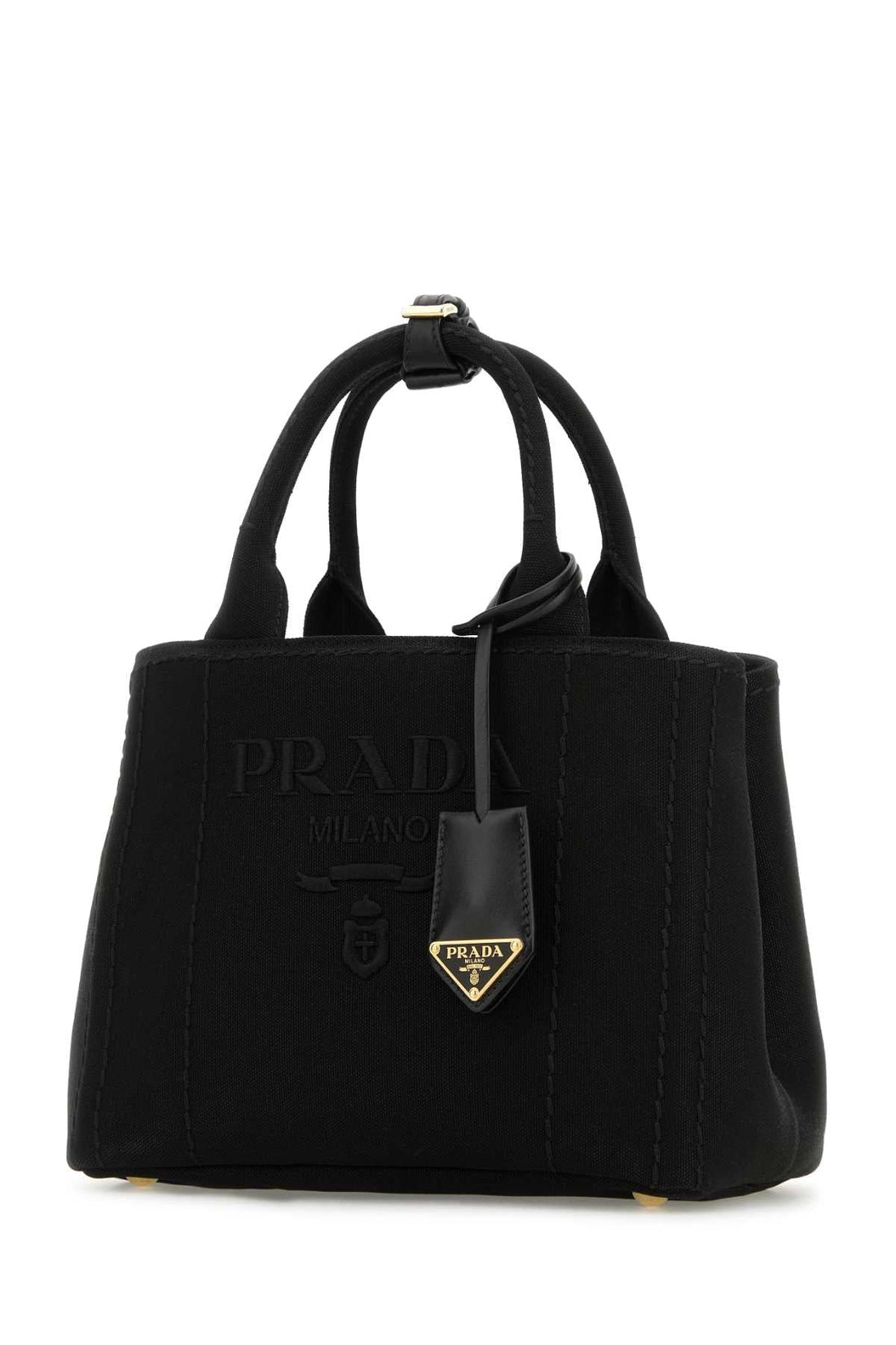 PRADA Mini Canvas Shopping Handbag