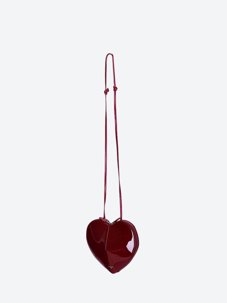 Alaia Women Patent Leather Le Cœur Shoulder Bag