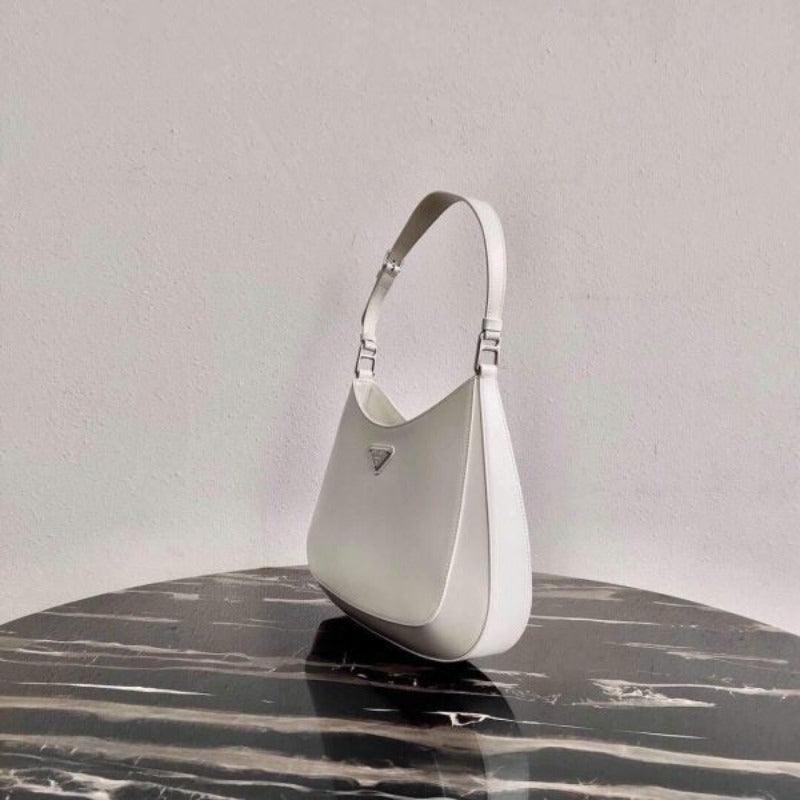 Makersluxe - Cleo Small Shoulder Bag White