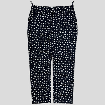 Prada Milano 2013 Silk Geometric Trousers - IT38 (UK8)