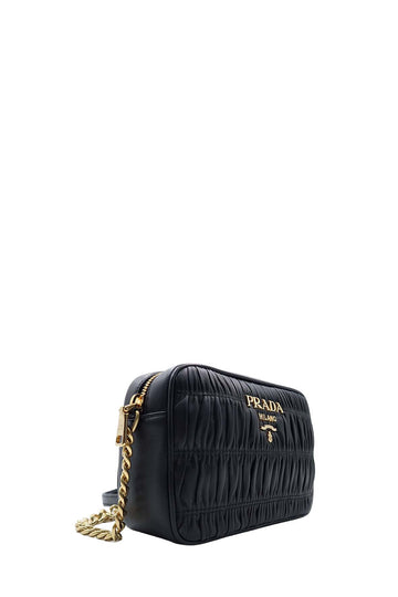 Nappa Gaufre Camera Bag Nero