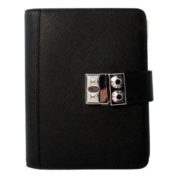 Prada Nero Black Saffiano Lock Journal