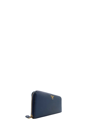 Saffiano Large Wallet Blue