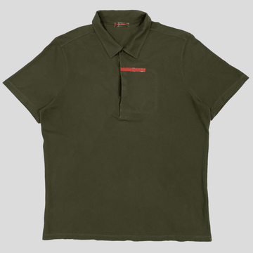 Prada Sport ‘02 Nylon Pocket Polo - M/L
