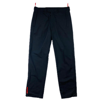 PRADA SPORT 2000S RED TAB FLARED PANTS