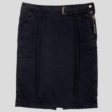 Prada Sport 2004 Midi Belted Cargo Skirt - 12-16