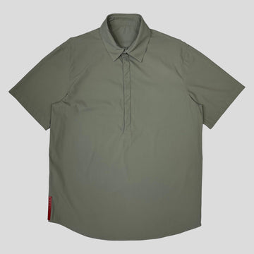 Prada Sport early 00’s Nylon 1/2 Button Shirt - M