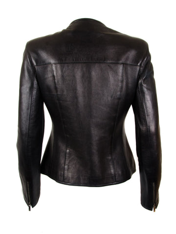 Black Lambskin Leather Jacket