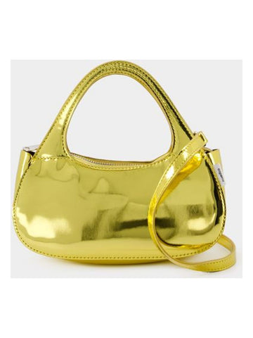 Metallic Micro Baguette Swipe Bag