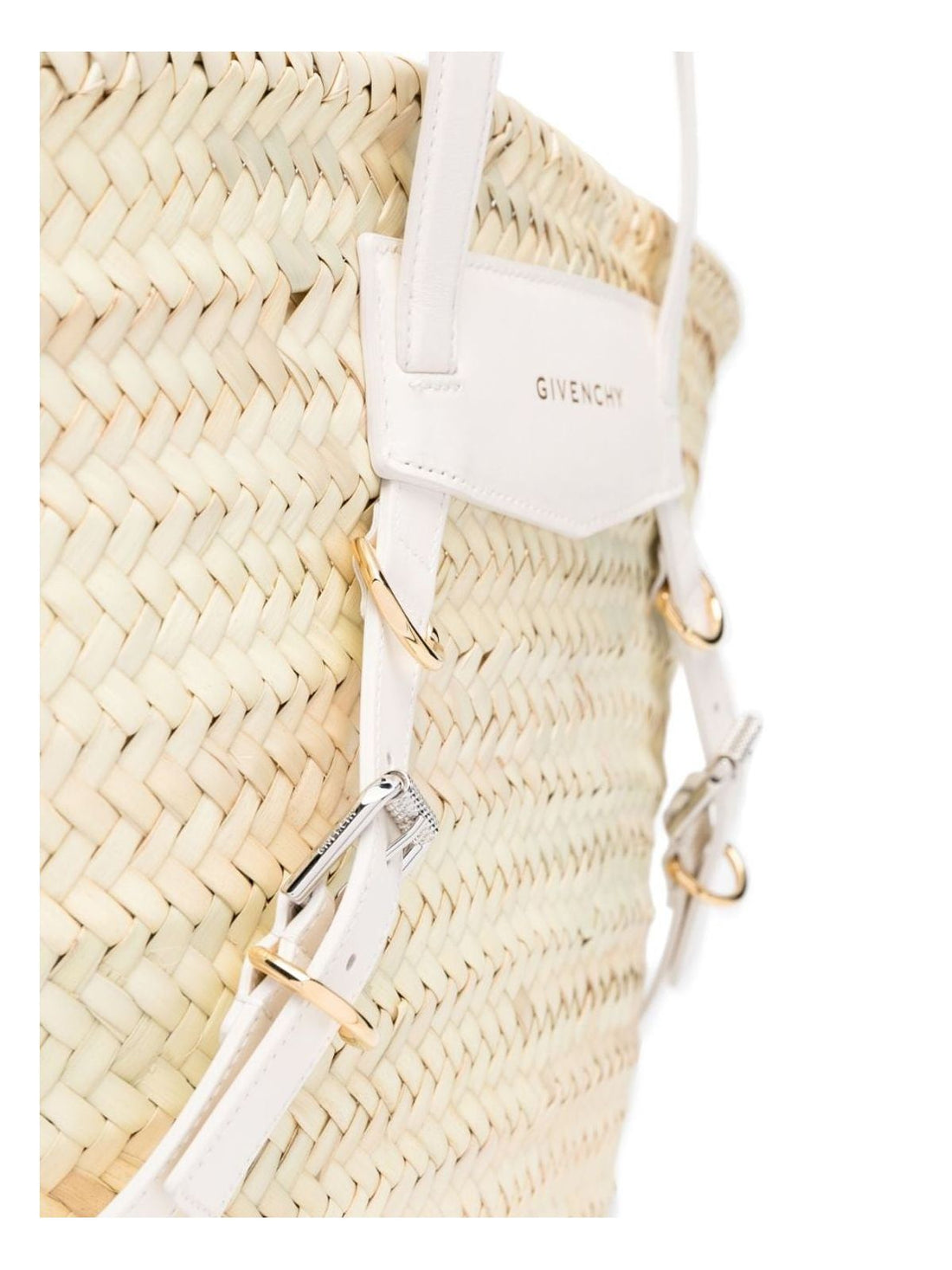 VOYOU MEDIUM RAFIA BASKET BAG