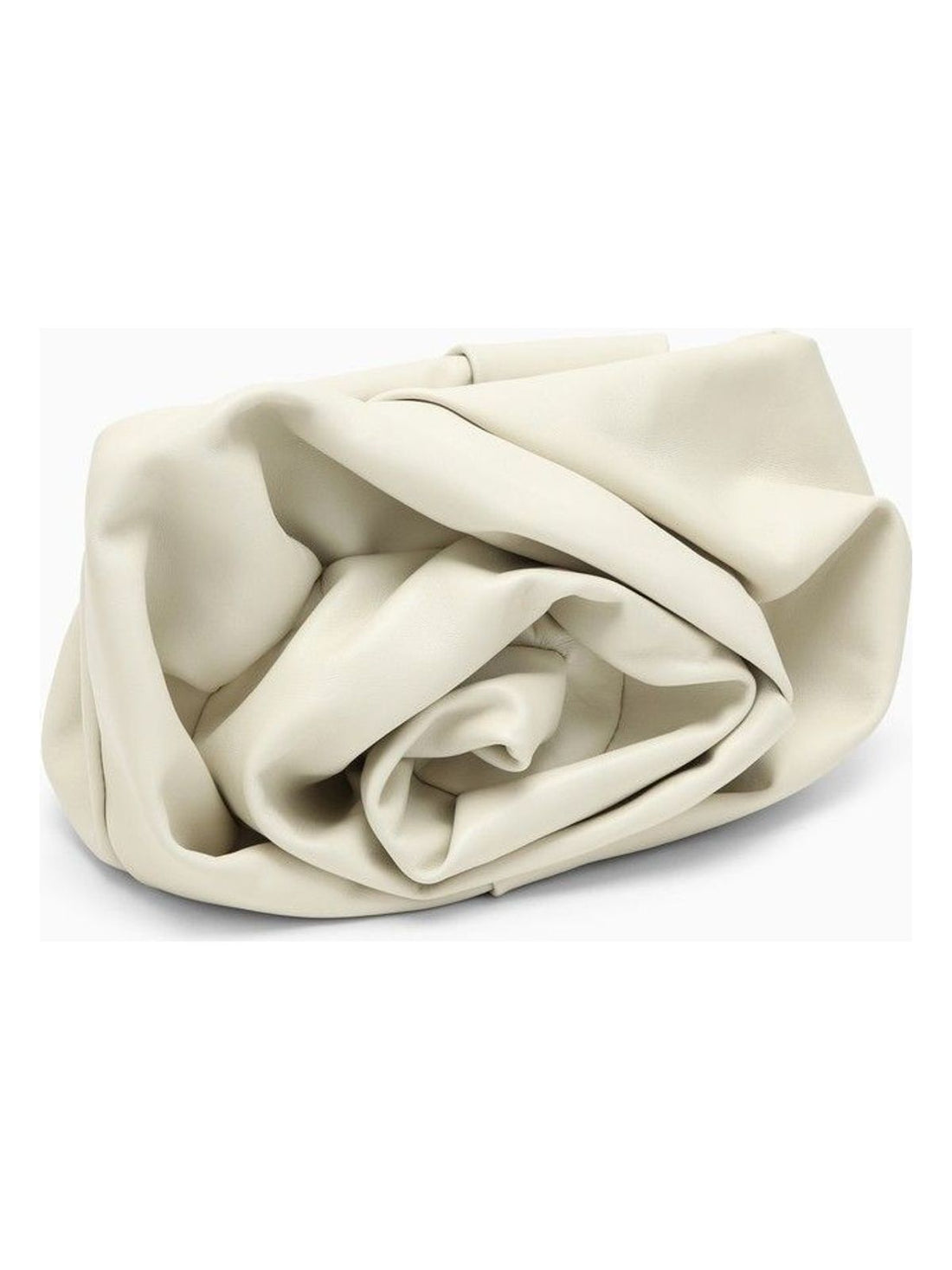 ROSE BEIGE LEATHER CLUTCH BAG