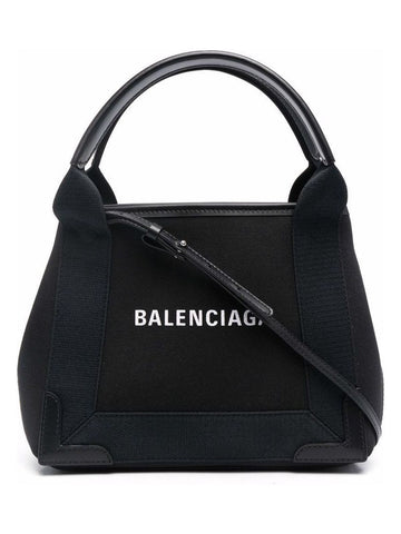 Navy Cabas XS Tote Bag