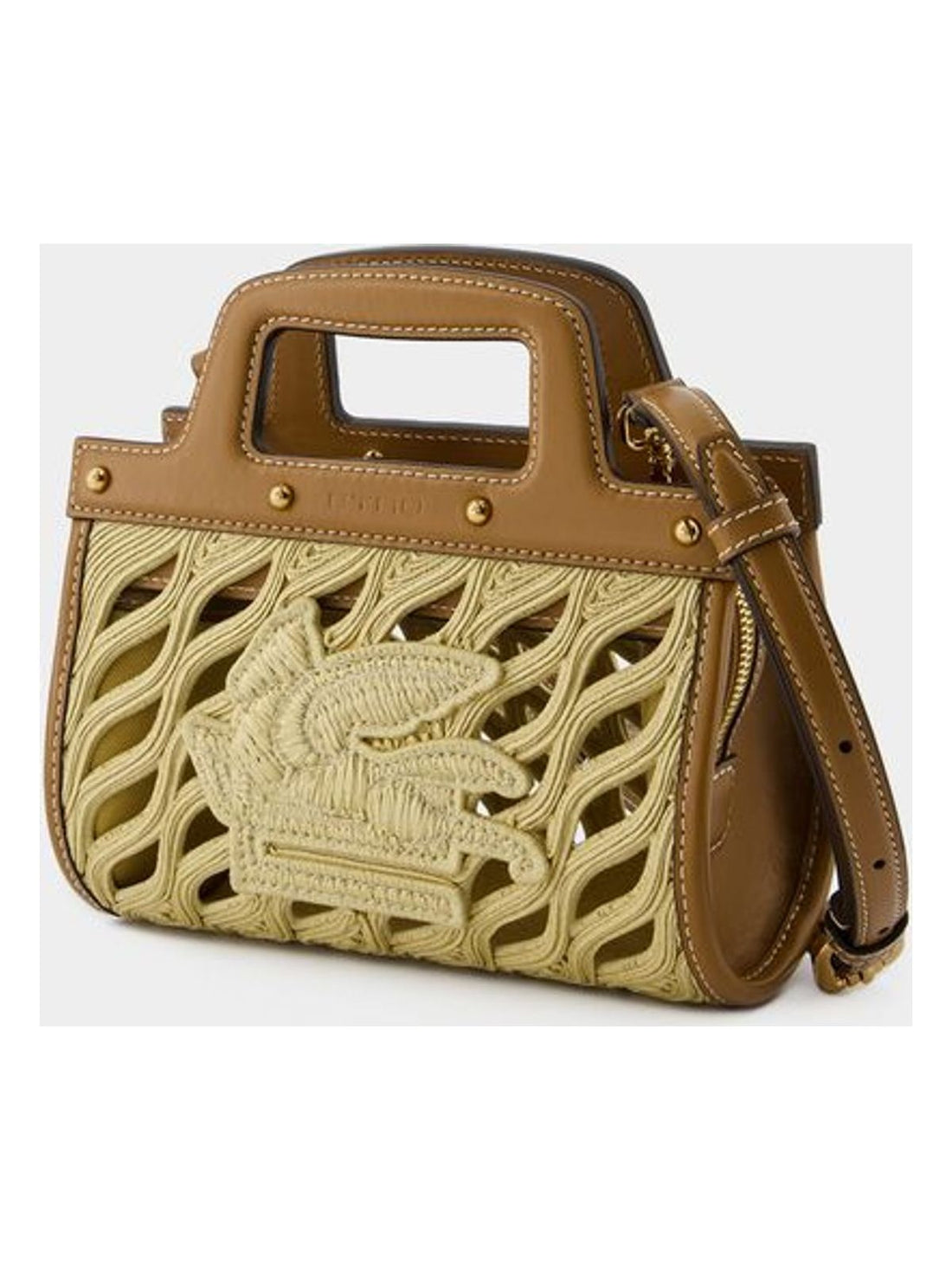 Raffia Pegaso Handbag