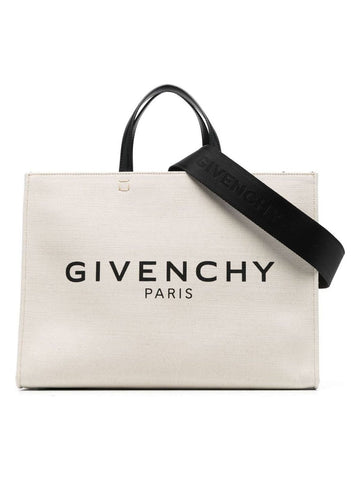 G Tote Medium Canvas Tote Bag