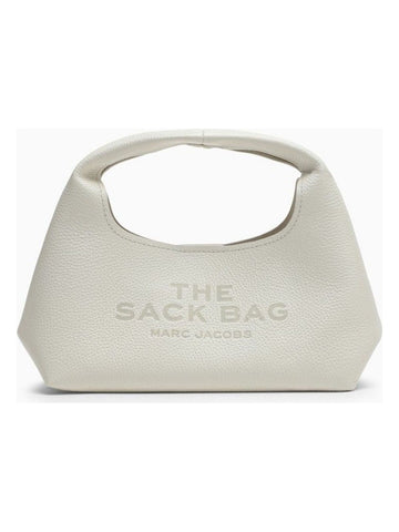 THE MINI SACK WHITE LEATHER BAG