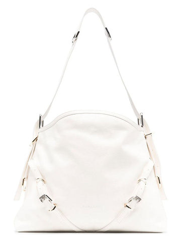 VOYOU MEDIUM LEATHER SHOULDER BAG