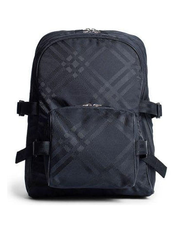 Check Jacquard Backpack