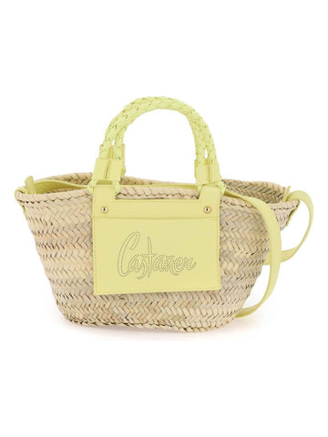 CASTANER RAFFIA BASKET BAG FOR