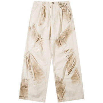 Makersluxe® Tie Dye Wide Leg Pants