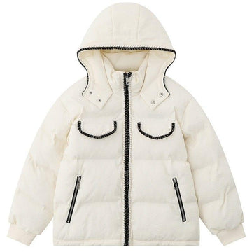 Makersluxe® Puffer Winter Coat with Hooded