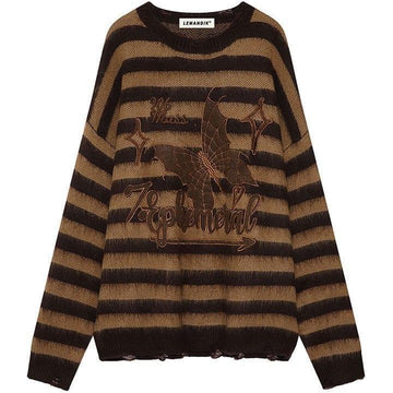 Makersluxe® Oversize Mohair Butterfly Knit Sweater