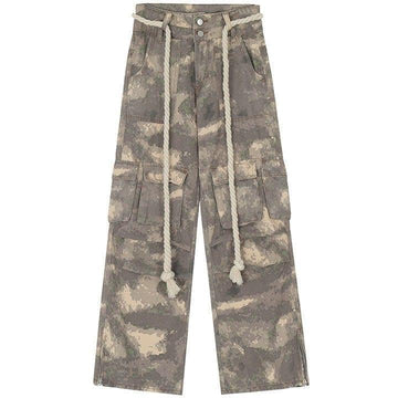Makersluxe® Camo Cargo Pants with Pockets