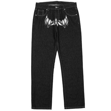 Makersluxe High Street Jeans Bats and Heads