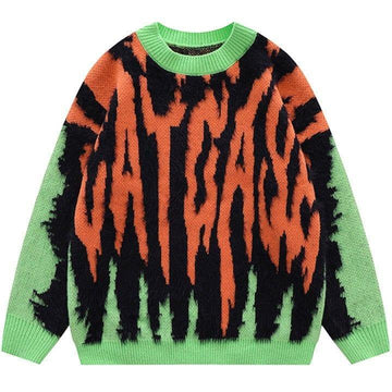 Makersluxe® Faux Fur Sweater Tie Dye Patch