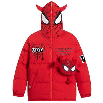 Makersluxe® Spider Puffer Jacket with Horn