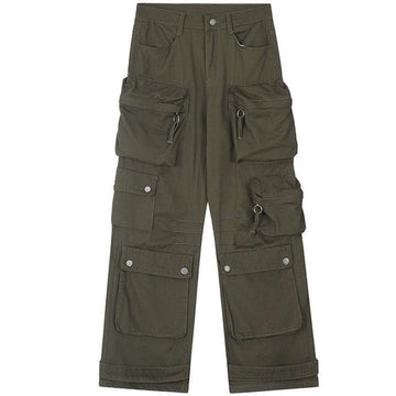 Makersluxe® High Street Cargo Pants Multiple Pockets