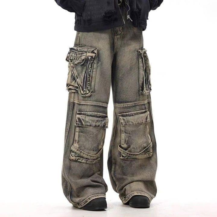 Makersluxe® Wasteland Style Cargo Jeans Pocket Patch